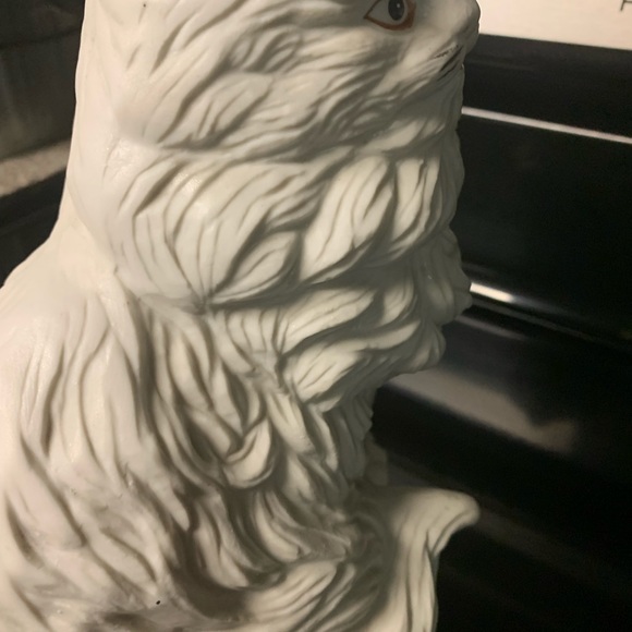 White ceramic cat - Picture 5 of 6